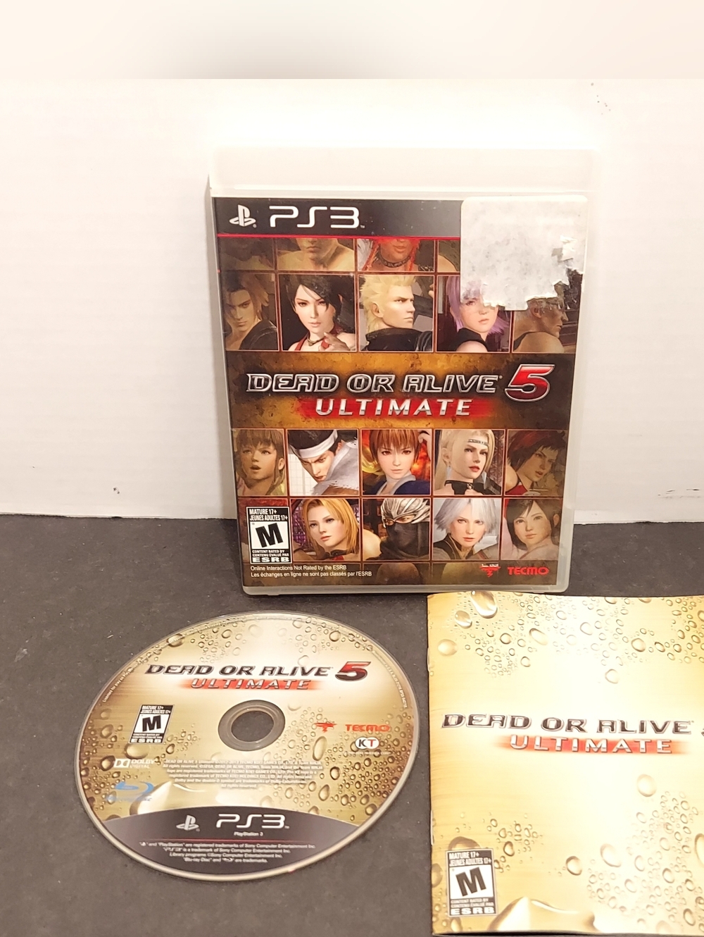 Dead or Alive 5: Ultimate PS3 (Sony PlayStation 3, 2013) Complete